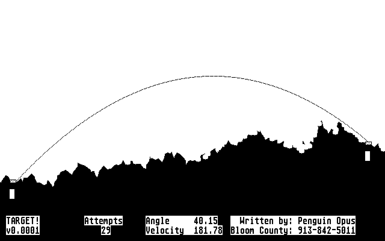 Target! atari screenshot